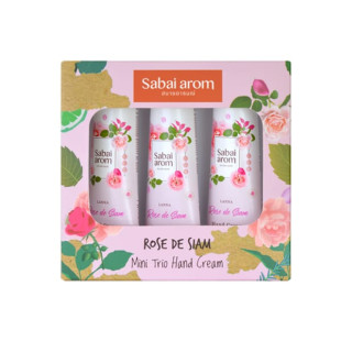 Rose de Siam Hand Cream Mini Trio Set (Sabai Arom) 30 g. x 3 pcs.