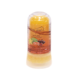 Deodorant for the body crystal with Curcuma and Carambol (You and I) - 80g.