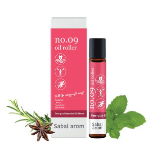 Luxury Aroma Neck Roller NO.09 Spot Roller (Sabai Arom) -8 ml.