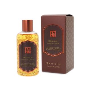 Green Olive Body Oil & Massage Oil (Akaliko) - 250ml.