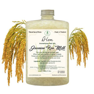 Aromatherapy salt soak Jasmine Rice Milk scent (H-Hom) - 600g.