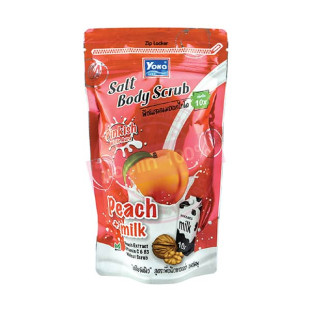 Spa Milk Salt  Scrub Body Peach (Yoko) - 350g.