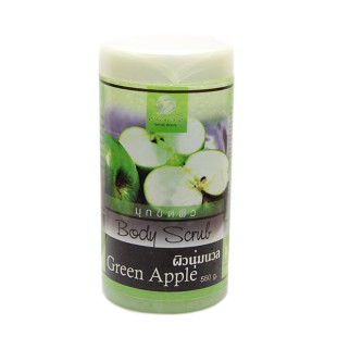 Body Scrub Green Apple with Sea Salt (Pornthap) - 550g.