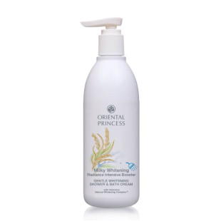Milky Whitening Radiance Intensive Booster Gentle Whitening Shower and Bath Cream (Oriental Princess) - 250ml.
