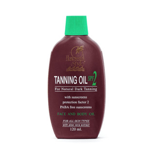 Sun Oil Body and Face (Coconut Tanning Oil SPF2) - 120ml.