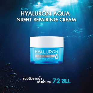 Hyaluron Aqua Night Cream (Naturista) - 30 ml.