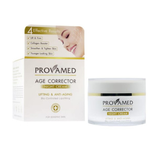 Age Corrector Night Cream Lifting & Anti-Aging (Provamed) - 50ml.