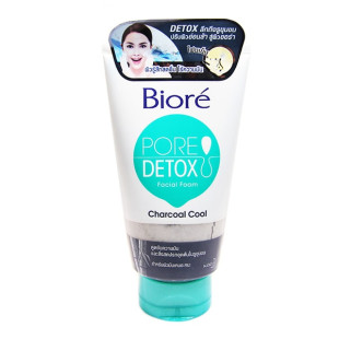 Pore Detox Facial Foam Charcoal Cool (Biore) - 100g.