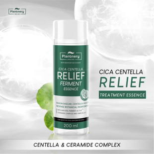Plantnery Cica Centella Ceramide Relief Treatment Essence 200 ml 