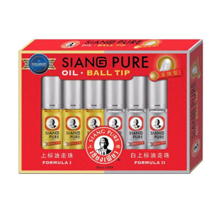 SIANG PURE Ball-Tip Yellow&White set 3ml x 6 pcs.