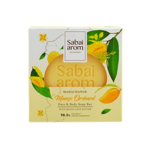 Mango Orchard Face & Body Soap Bar (Sabai Arom) - 100g.