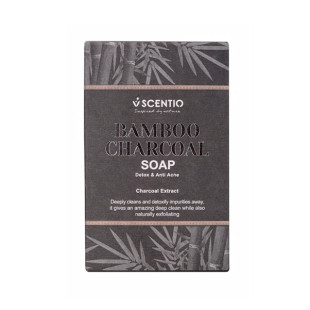 Bambo Detox Charcoal Soap (Scentio ) -  100g.