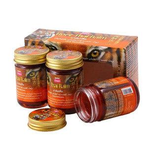 Tiger Red Thai Balm Banna (Banna)  - 50g. x 3pcs