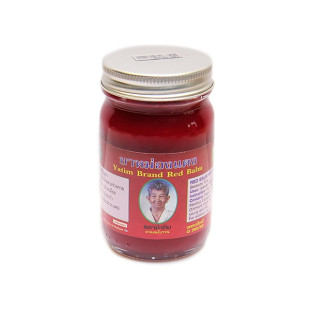 Red Thai balm for body warming (Ya Tim) - 100g.