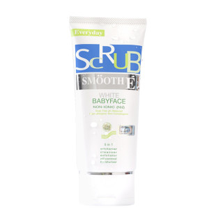 Scrub White BabyFace Non Ionic Nis (SMOOTH-E) - 120ml.