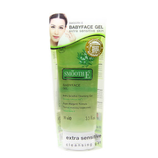 Liquid Facial Cleanser Extra Mild Hypo Allergenic Formula (SMOOTH-E) - 99ml.