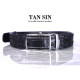 Crocodile Leather Belt Men's Bone Black (TAN SIN) - 1.5 Inch Crocodile Leather Belt Men's Bone Black (TAN SIN) - 1.5 Inch