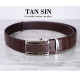Men's Natural Crocodile Leather Brown Belt (TAN SIN) - 1.5-inch. Men's Natural Crocodile Leather Brown Belt (TAN SIN) - 1.5-inch.