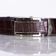 Men's Natural Crocodile Leather Brown Belt (TAN SIN) - 1.5-inch. Men's Natural Crocodile Leather Brown Belt (TAN SIN) - 1.5-inch.