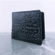 Men's wallet 100% genuine crocodile leather, whole crocodile leather (TAN SIN) - 1 pc.