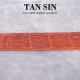 Crocodile leather female belt with bone red (TAN SIN) - 1.5-inch Crocodile leather female belt with bone red (TAN SIN) - 1.5-inch