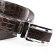 Men's Natural Crocodile Leather Belt (FINDIG) - Brown Men's Natural Crocodile Leather Belt (FINDIG) - Brown