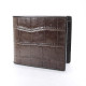 Men's wallet 100% genuine crocodile leather brown AD028 (Findig) - 1 pc. Men's wallet 100% genuine crocodile leather brown AD028 (Findig) - 1 pc.