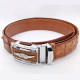 Men's Natural Crocodile Leather Belt (FINDIG) - Light Brown. Men's Natural Crocodile Leather Belt (FINDIG) - Light Brown.