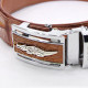 Men's Natural Crocodile Leather Belt (FINDIG) - Light Brown. Men's Natural Crocodile Leather Belt (FINDIG) - Light Brown.