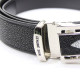 Men's Natural Stingray Leather Belt (FINDIG) - Black.