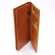 Women's clutch made from 100% genuine crocodile leather tan (Findig) - 1 pc.